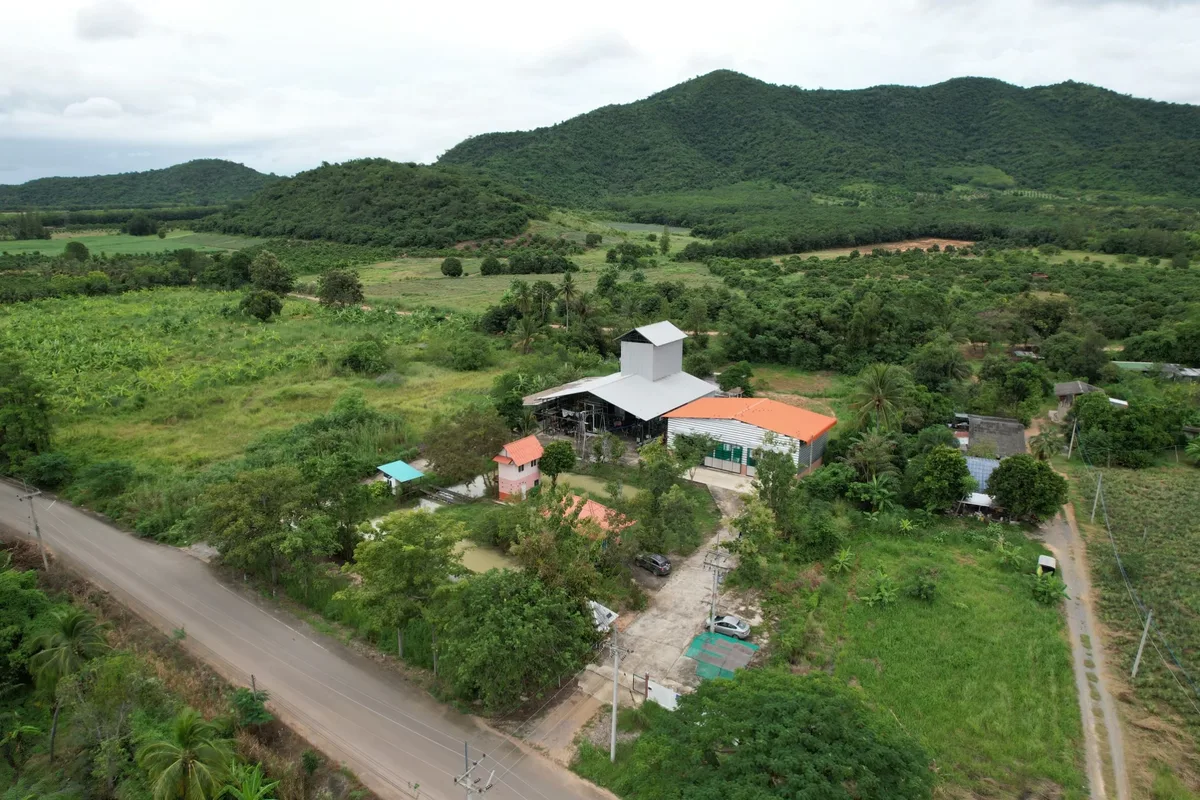 มุมสูงของโรงงาน PN.kreis ที่ปราณบุรี